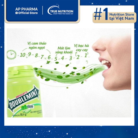  Kẹo Singum Doublemint: Giữ Hơi Thở Thơm Mát, Tăng Cường Sự Tự Tin 
