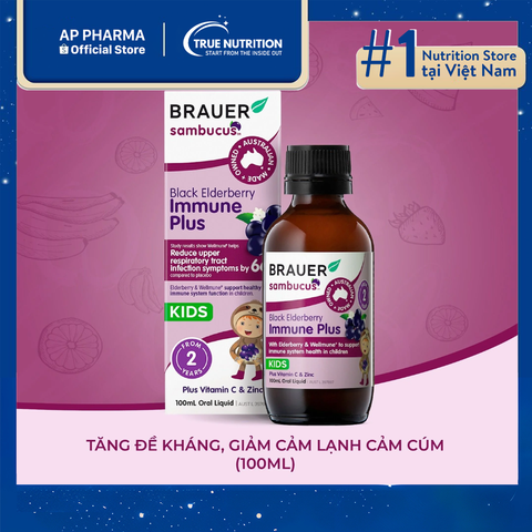  Black Elderberry Immune Plus: Hỗ Trợ Miễn Dịch Từ Thành Phần Tự Nhiên 