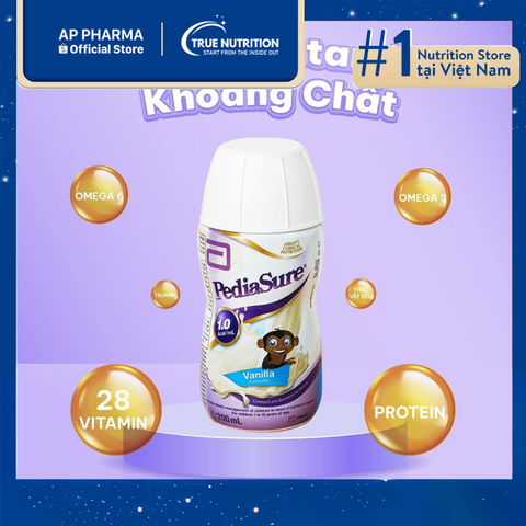  Sữa nước PediaSure Úc: Cung cấp dinh dưỡng tối ưu cho trẻ khỏe mạnh 
