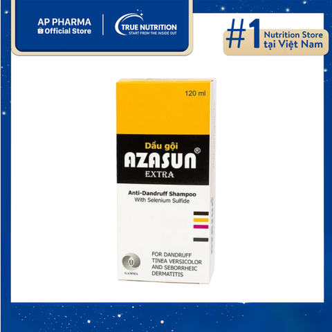 Dầu gội Azasun Extra Gamma: Giải pháp hoàn hảo cho da đầu sạch gàu 