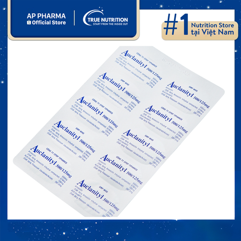  Thuốc Auclanityl 500/125mg Là Thuốc Gì? Công Dụng, Cách Dùng và Lưu Ý Sử Dụng 