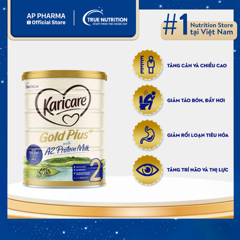  Karicare Gold Plus A2 Protein Số 2: Dinh Dưỡng An Toàn Cho Bé Từ 6-12 Tháng 