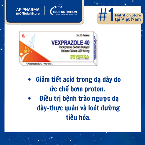  Thuốc Vexprazole 40 