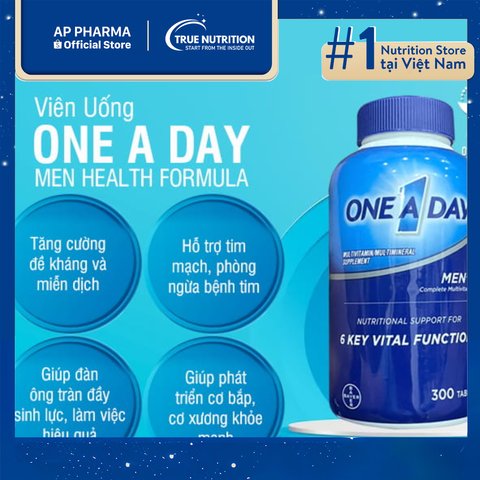  One A Day là thuốc gì? Bí quyết năng lượng và sinh lực mỗi ngày 