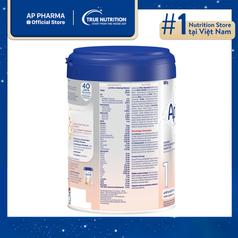  Sữa Aptamil Profutura Duobiotik số 1: Lựa chọn cho sự phát triển toàn diện của trẻ từ 0-6 tháng 