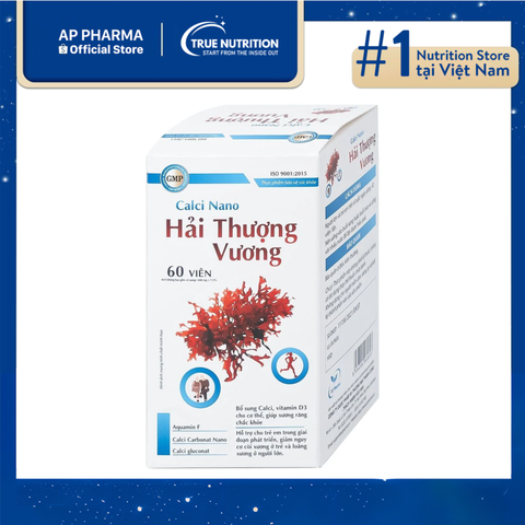  Viên uống Calci Nano Hải Thượng Vương: Hấp thu canxi tối ưu, bảo vệ sức khỏe xương 