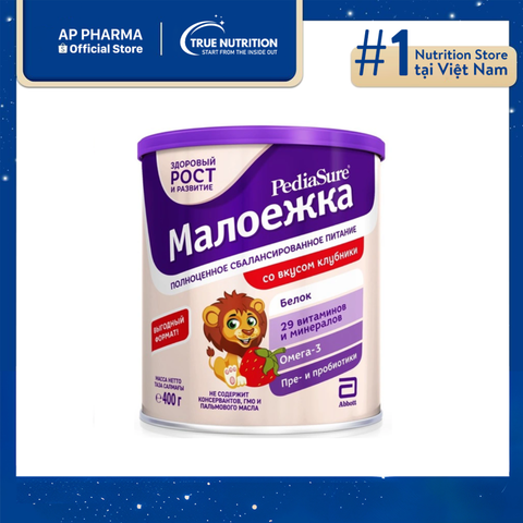  Sữa Pediasure của Nga: Hỗ trợ trẻ phát triển toàn diện từ 1-10 tuổi 
