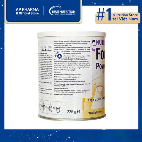  Sữa Fortimel Powder: Dinh Dưỡng Đầy Đủ Cho Bệnh Nhân Suy Dinh Dưỡng & Sau Phẫu Thuật 
