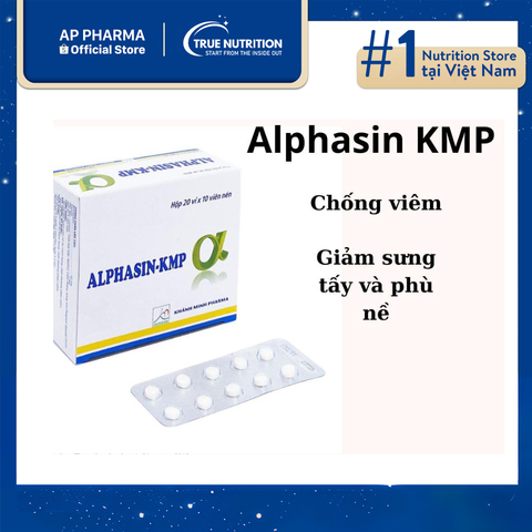  Chỉ Định, Công dụng, cách dùng và lưu ý sử dụng của Thuốc Alphasin KMP 