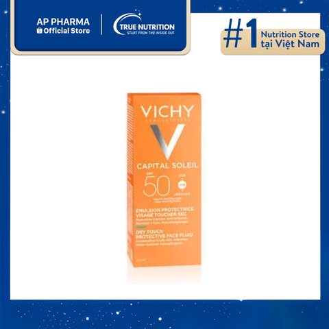  Vichy Capital Soleil Dry Touch Face Fluid: Chống Nắng Tối Ưu 