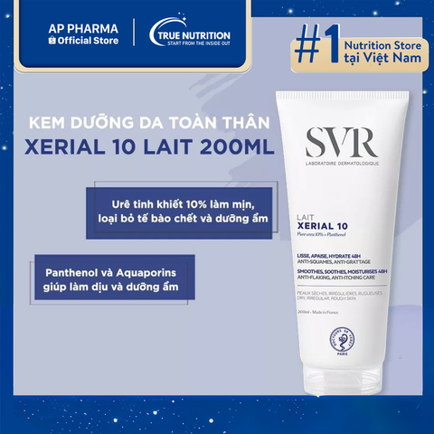  Kem SVR XERIAL 10: Giải Pháp Chăm Sóc Cho Da Khô 