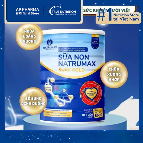  Sữa Non Natrumax Sure Gold Là Gì? Giá Bao Nhiêu? Tăng Cường Sức Khỏe Hàng Ngày 