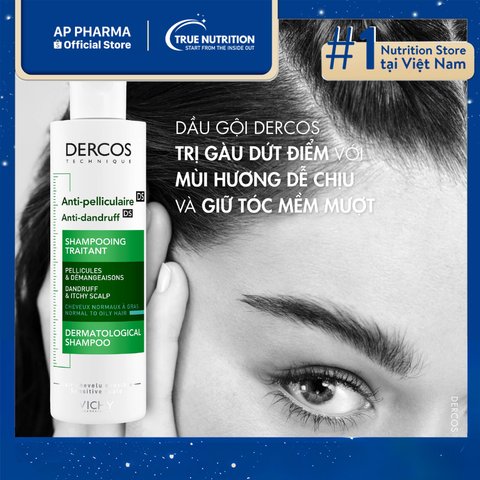  Vichy Dercos: Giải Pháp Tuyệt Vời Cho Da Đầu Không Gàu, Ngứa 