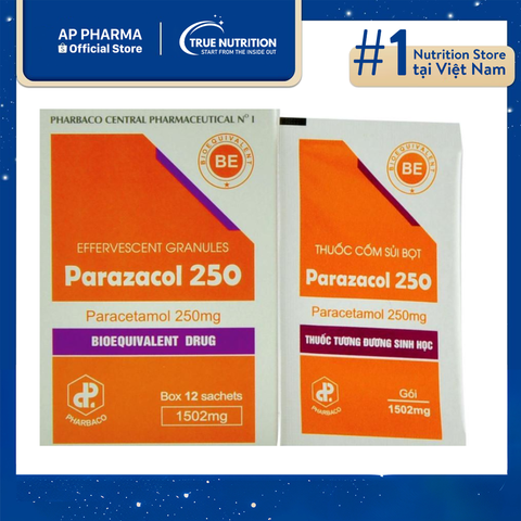  Thuốc Parazacol 250 Có Tác Dụng Gì? thông tin thuốc và cách dùng 