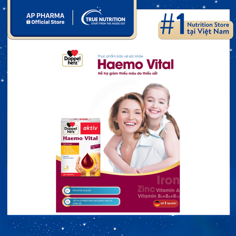  Haemo Vital có tốt không? Tìm hiểu thành phần và lợi ích sản phẩm 