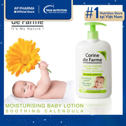  Corine De Farme Hair And Body Wash: Sạch dịu nhẹ, chăm sóc da bé an toàn! 