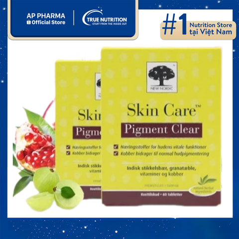  Skin Care Pigment Clear New Nordic: Bí quyết đánh bay nám, tàn nhang hiệu quả 