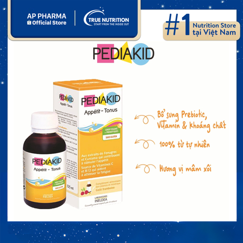  Pediakid Appétit Tonus: Kích Thích Thèm Ăn và Tăng Cường Năng Lượng 