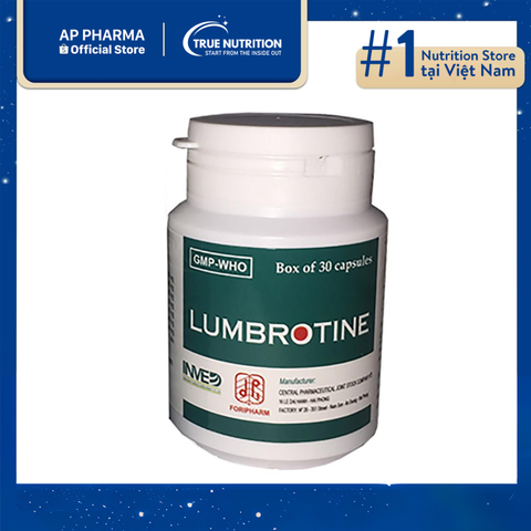  Thuốc Lumbrotine Là Thuốc Gì? thành phần và lưu ý cách sử dụng 