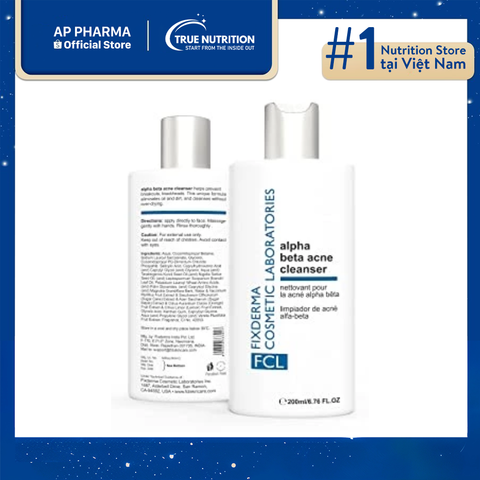  Sữa Rửa Mặt Fixderma FCL: Làm Sạch Da, Ngăn Ngừa Mụn Tốt Hơn 