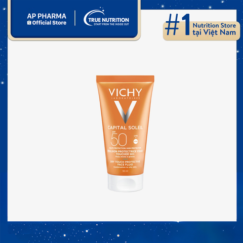  Vichy Capital Soleil Dry Touch Face Fluid: Chống Nắng Tối Ưu 