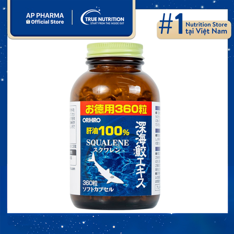  Orihiro Squalene: Bảo vệ sức khoẻ từ dầu gan cá mập! 