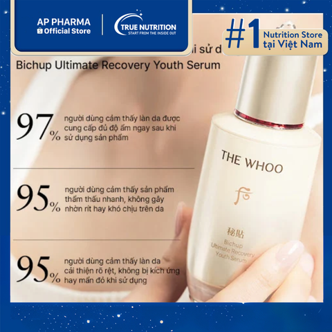  Serum Whoo Bichup Ultimate Recovery Youth Giúp Phục Hồi Và Trẻ Hóa Da 