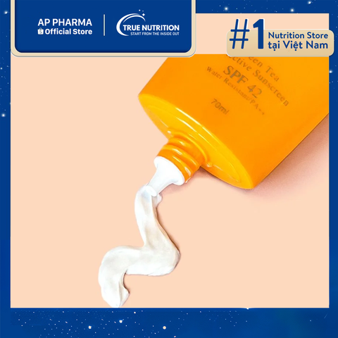  Kem chống nắng trà xanh SPF42 – Làn da rạng rỡ dưới ánh nắng gắt 