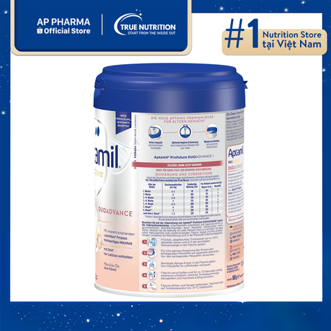  Sữa Aptamil Profutura Duobiotik số 1: Lựa chọn cho sự phát triển toàn diện của trẻ từ 0-6 tháng 