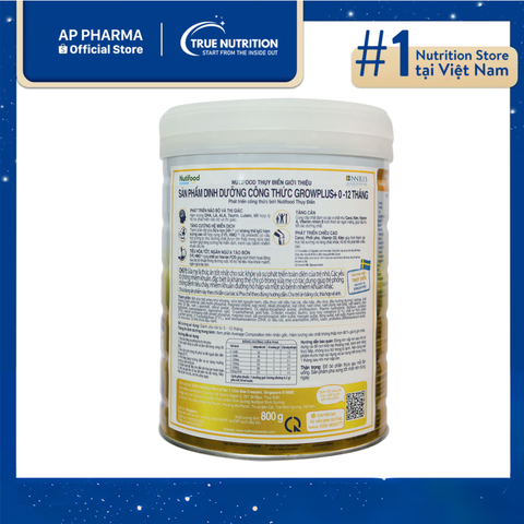  Grow Plus Vàng 0+: Dinh Dưỡng Đỉnh Cao Cho Trẻ Sơ Sinh Đến 12 Tháng 