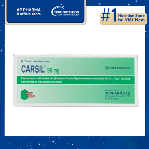  Thuốc carsil 90mg là thuốc gì? Thành phần và lưu ý cách sử dụng 