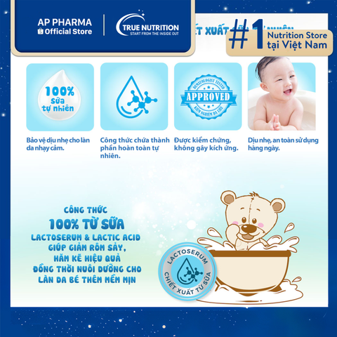  Body & Hair Wash Lactacyd Baby: Giữ da bé mềm mịn, khỏe mạnh! 
