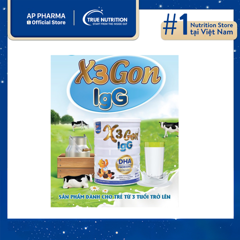  Sữa X3 Gon IgG: Dinh Dưỡng Toàn Diện Cho Trẻ Em và Người Lớn 
