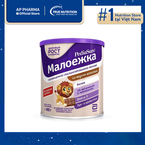 Sữa Pediasure của Nga: Hỗ trợ trẻ phát triển toàn diện từ 1-10 tuổi 