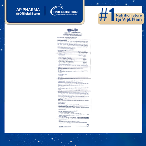  Pediakid Appétit Tonus: Kích Thích Thèm Ăn và Tăng Cường Năng Lượng 
