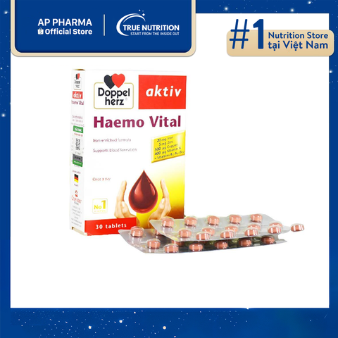  Haemo Vital có tốt không? Tìm hiểu thành phần và lợi ích sản phẩm 