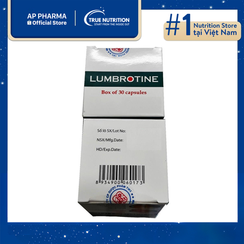  Thuốc Lumbrotine Là Thuốc Gì? thành phần và lưu ý cách sử dụng 