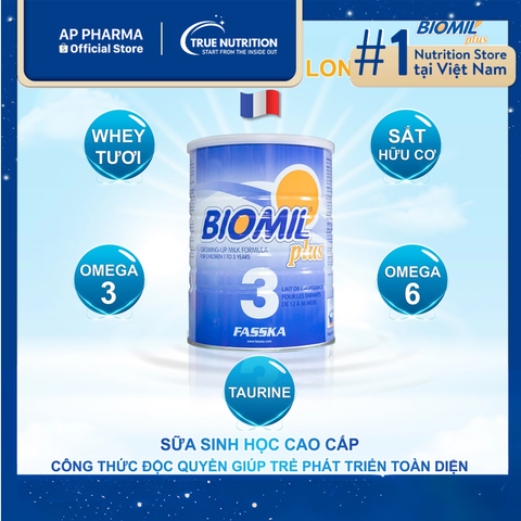  Sữa Bột Biomil Plus 3: Dinh Dưỡng Cho Sức Khỏe Của Trẻ Nhỏ 