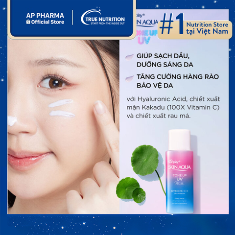  Kem chống nắng Skin Aqua Tone Up UV - Cho làn da rạng ngời tự nhiên 