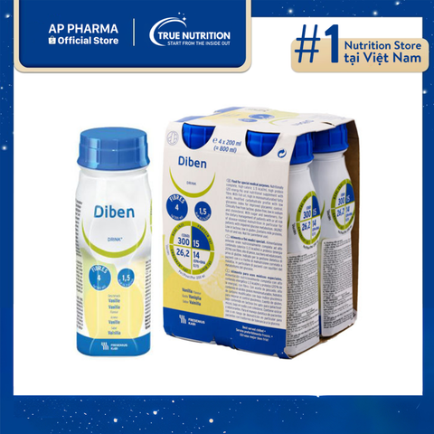  Sữa Diben Drink Vanilla: Hỗ Trợ Tối Ưu Cho Người Tiểu Đường 