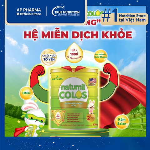  Sữa Natumil Colos: Bổ Sung Dinh Dưỡng, Cải Thiện Miễn Dịch Cho Bé 