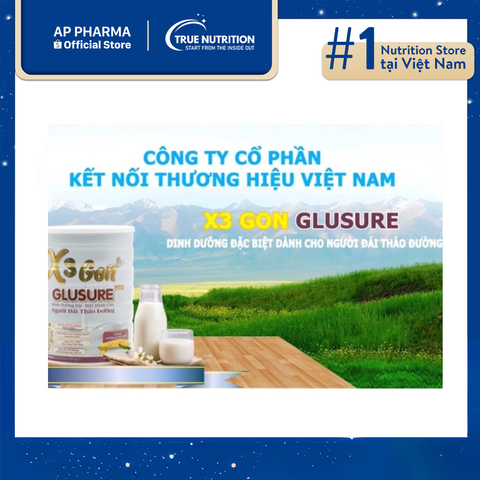  Sữa X3 Gon Glusure Gold: Dinh dưỡng tối ưu cho người tiểu đường 