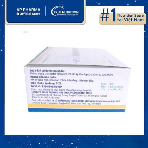  Chỉ Định, Công dụng, cách dùng và lưu ý sử dụng của Thuốc Alphasin KMP 