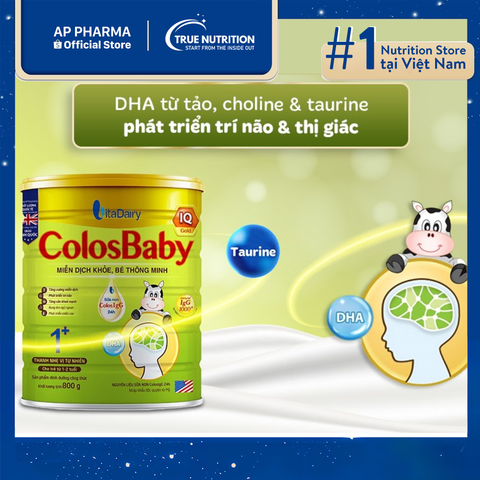  Sữa ColosBaby IQ Gold 1+: Đầu Tư Cho Sức Khỏe và Sự Phát Triển Của Bé! 