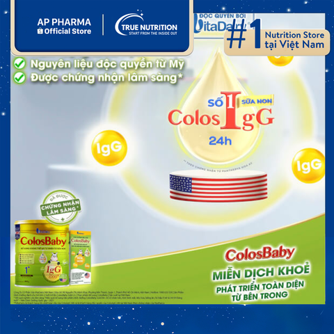  Sữa ColosBaby Gold 1 – Nguồn Dinh dưỡng từ sữa non cho trẻ phát triển khỏe mạnh 