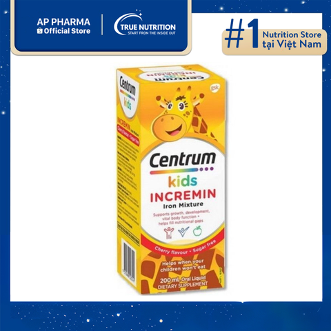  Centrum Kid Úc- Giúp bé ăn ngon, ngủ ngon, phát triển tốt 