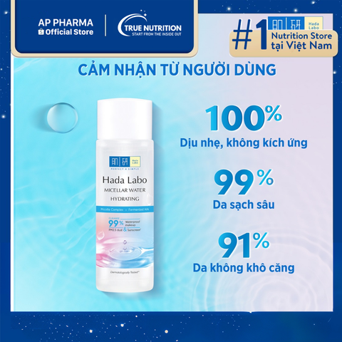  Nước tẩy trang Hada Labo dưỡng ẩm sạch sâu: Giải pháp làm sạch cho làn da 