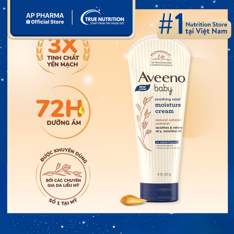  Kem Aveeno Baby Soothing Relief: Dưỡng Da Bé Mềm Mại, Khỏe Mạnh 