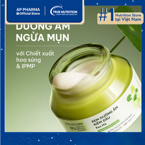  Kem Dưỡng Ẩm Kiềm Dầu Rau Má: Giải Pháp Cho Da Dầu Mụn! 