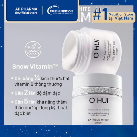  Kem dưỡng trắng da OHUI Extreme White Cream: Cho làn da rạng rỡ! 